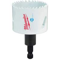 Scie-cloche Hole Dozer avec arbre, 2-1/8", Profondeur de la coupe 1-5/8", Bim&eacute;tal GTA Hardware Inc