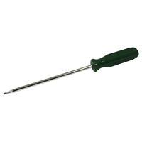 Square Screwdriver, #1 Tip, Round, 12-1/4" L, Plastic Handle GTA Hardware Inc