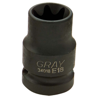 Torx&reg; Socket, 1/2", 1/2" Drive, 6 Points GTA Hardware Inc