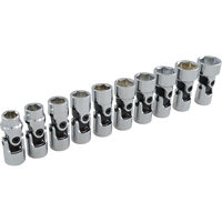 Universal Joint Socket Set, 10 Pcs, 3/8" Drive Size GTA Hardware Inc