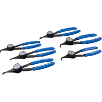 Convertible Retaining Ring Plier Set - Includes Plastic Case, 6 Pieces GTA Hardware Inc
