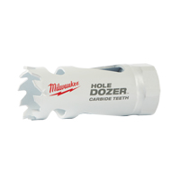 Scie avec dents au carbure Hole Dozer, 1", Profondeur de la coupe 1-3/5", Carbure GTA Hardware Inc