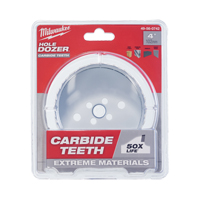 Scie &agrave; bouteur au carbure, 4", Profondeur de la coupe 1-31/50", Carbure GTA Hardware Inc