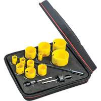 Industrial Hole Saw Kit, 14 Pieces GTA Hardware Inc