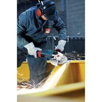 High Performance Large Angle Grinder, 9", 120 V, 15 A, 6500 RPM GTA Hardware Inc