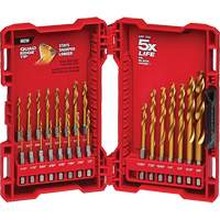 Shockwave Impact Duty Drill Bit Set, 23 Pieces, Titanium GTA Hardware Inc
