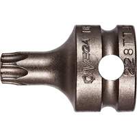 Socket Bit, Torx&reg; Tamper, 25 x 1" L, 3/8" Drive GTA Hardware Inc