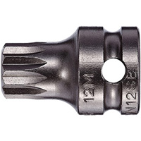 Socket Bit, Triple Square, 5 x 1" L, 3/8" Drive GTA Hardware Inc