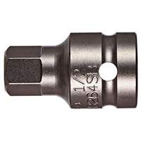 Socket Bit, Hex, 6 mm x 1-1/2" L, 1/2" Drive GTA Hardware Inc