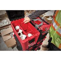 Coffre &agrave; outils compact Packout, 10" x 16-1/5" x 13", Noir/Rouge GTA Hardware Inc