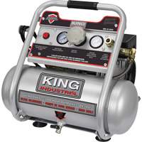 Oil-Free Air Compressor, Electric, 2 Gal. (2.4 US Gal), 125 PSI, 120/1 V GTA Hardware Inc