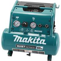 Quiet Series Air Compressor, Electric, 3 Gal (3.6 US Gal), 135 PSI, 120/1 V GTA Hardware Inc