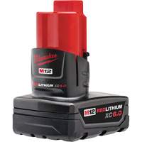 M12 Redlithium XC6.0 Battery, Lithium-Ion, 12 V, 6 Ah GTA Hardware Inc