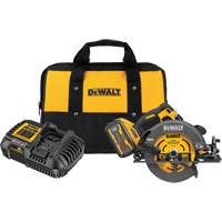 Ensemble de scie circulaire sans balai Flexvolt Max avec frein &eacute;lectrique, 7-1/4", 60 V GTA Hardware Inc
