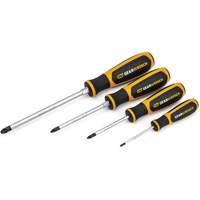 Pozidriv&reg; Dual Material Screwdriver Set, 4 Pcs. GTA Hardware Inc