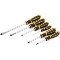 Phillips&reg;/Slotted Dual Material Screwdriver Set, 6 Pcs. GTA Hardware Inc