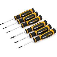 Mini Phillips&reg;/Slotted Dual Material Screwdriver Set, 6 Pcs. GTA Hardware Inc
