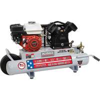 Wheelbarrow Air Compressor, Gas, 10 Gal. (12 US Gal), 150 PSI GTA Hardware Inc
