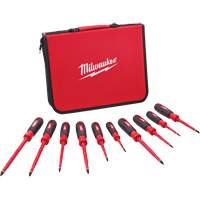Insulated Screwdriver Set with EVA Foam Case, 10 Pcs. GTA Hardware Inc