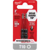 Embout de tournevis Shockwave Impact Duty, Torx, T-10, Prise 1/4" GTA Hardware Inc