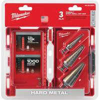 Step Drill Bit Set, 3 Pieces, High Speed Cobalt GTA Hardware Inc