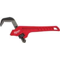Cl&eacute; &agrave; tuyau hexagonale coud&eacute;e en acier, Cap des m&acirc;choires 2-5/8", Longueur 10-1/2", Fini Rev&ecirc;tement en poudre, Prise Ergonomique GTA Hardware Inc