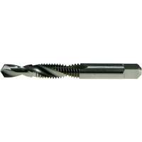 Taraud et foret combin&eacute; DRILLCO, #4, Acier rapide, Pointe de 118° GTA Hardware Inc