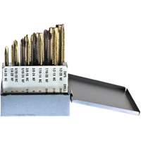 DRILLCO Tap Set, 10 Pieces GTA Hardware Inc