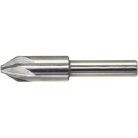 DRILLCO Chatterless Countersink, 3/16", High Speed Steel, 60° Angle, 6 Flutes GTA Hardware Inc