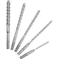 MX4 4-Cutter Rotary Hammer Drill Bit Kit, 5 Pieces, Carbide GTA Hardware Inc