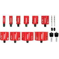 Electrician's Bi-Metal Hole Saw Set, 16 Pieces GTA Hardware Inc