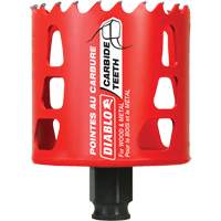 Wood & Metal Hole Saw, 2-11/16", 2-3/8" Depth of Cut, Carbide GTA Hardware Inc