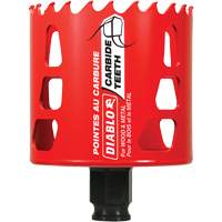 Wood & Metal Hole Saw, 2-3/4", 2-3/8" Depth of Cut, Carbide GTA Hardware Inc