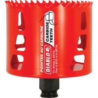 Wood & Metal Hole Saw, 3-1/4", 2-3/8" Depth of Cut, Carbide GTA Hardware Inc