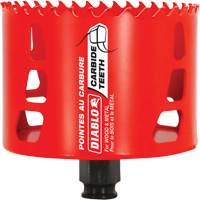 Wood & Metal Hole Saw, 3-5/8", 2-3/8" Depth of Cut, Carbide GTA Hardware Inc