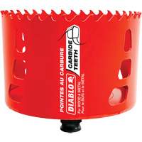 Wood & Metal Hole Saw, 4", 2-3/8" Depth of Cut, Carbide GTA Hardware Inc