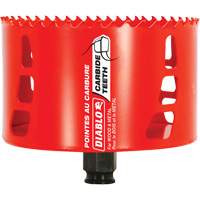 Wood & Metal Hole Saw, 4-1/4", 2-3/8" Depth of Cut, Carbide GTA Hardware Inc