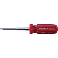 Tournevis multi-embouts m&eacute;triques Hex-Calibre, Prise Plastique GTA Hardware Inc