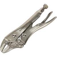 Locking Pliers with Wire Cutter, 5" Length, Curved Jaw GTA Hardware Inc