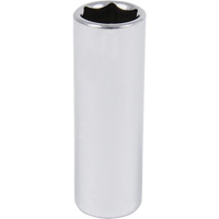 Chrome Socket, 9/16", 3/8" Drive, 6 Points, Deep GTA Hardware Inc