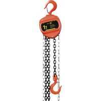 VCH Series Chain Hoist, 10' Lift, 2200 lbs. (1 tons) Capacity, Heat-Treated Alloy Steel Chain GTA Hardware Inc