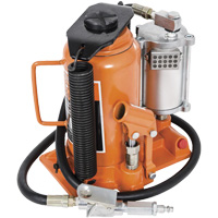 Super Heavy-Duty Bottle Jack, 20 Ton(s), Air Hydraulic, 20" Raised Height GTA Hardware Inc