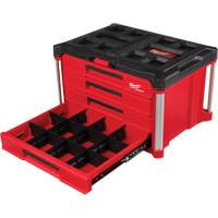 Boîte &agrave; outils avec 4 tiroirs PackOut, 16-3/10" x 22-1/5" x 14-3/10", Rouge GTA Hardware Inc