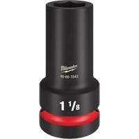 Douille &agrave; paroi extra mince Shockwave Impact Duty, Chocs, 1-1/8", Prise 1", 6 pans, Profond GTA Hardware Inc
