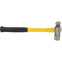 IBP-24F Ball Pein Hammer, 24 oz. Head Weight, Plain Face, Fibreglass Handle GTA Hardware Inc