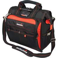 Lighted Technician's Tool Bag, Ballistic Polyester, Black/Red GTA Hardware Inc