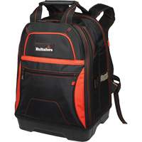 Sac &agrave; dos &agrave; outils &agrave; base moul&eacute;e, Noir/Rouge, Balistique/Polyester GTA Hardware Inc
