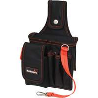 Petite poche pour technicien, Polyester balistique, Noir/Rouge GTA Hardware Inc