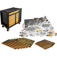 Master Mechanic's Hand Tool Set & Mobile Work Station, 614 Pieces GTA Hardware Inc