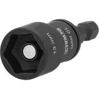 Tourne-&eacute;crou &agrave; double embout d&eacute;tachable FLEXTORQ, 13 mm prise, 4-4/5" lo, Magn&eacute;tique GTA Hardware Inc